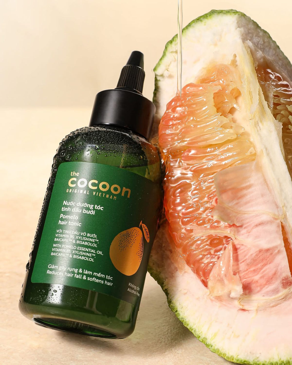 the cocoon - Pomelo Hair Tonic - 100% Vegan Cosmetics (140 ml) image 1