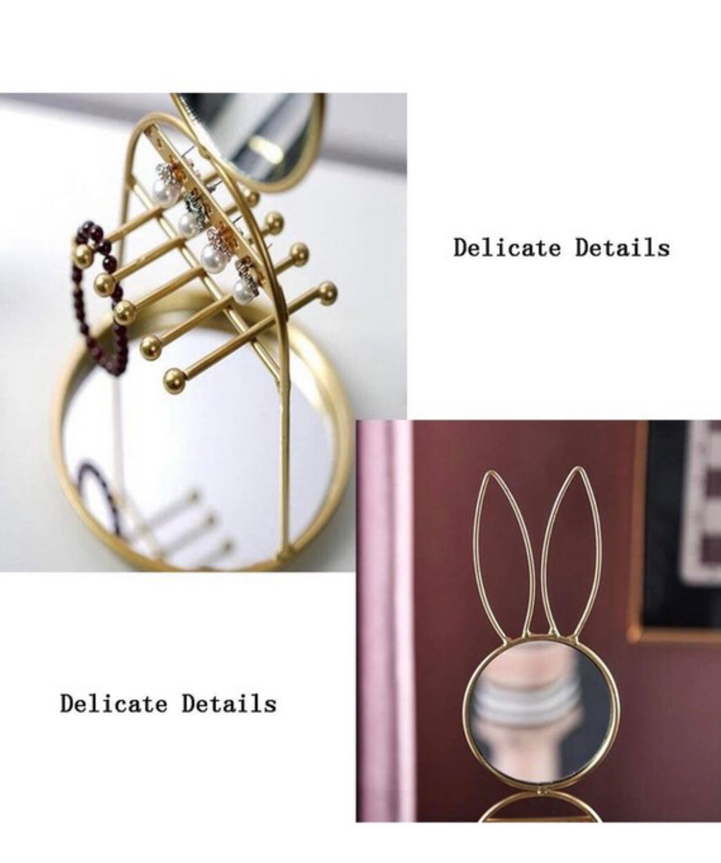 Rabbit Golden Jewelry Mirror  image 4