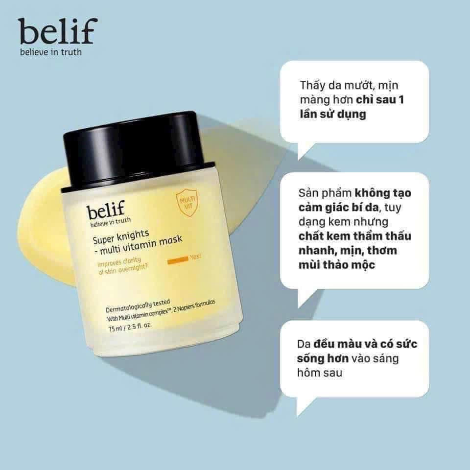 belif - Super Knights - Multi Vitamin Mask (75ml) image 4