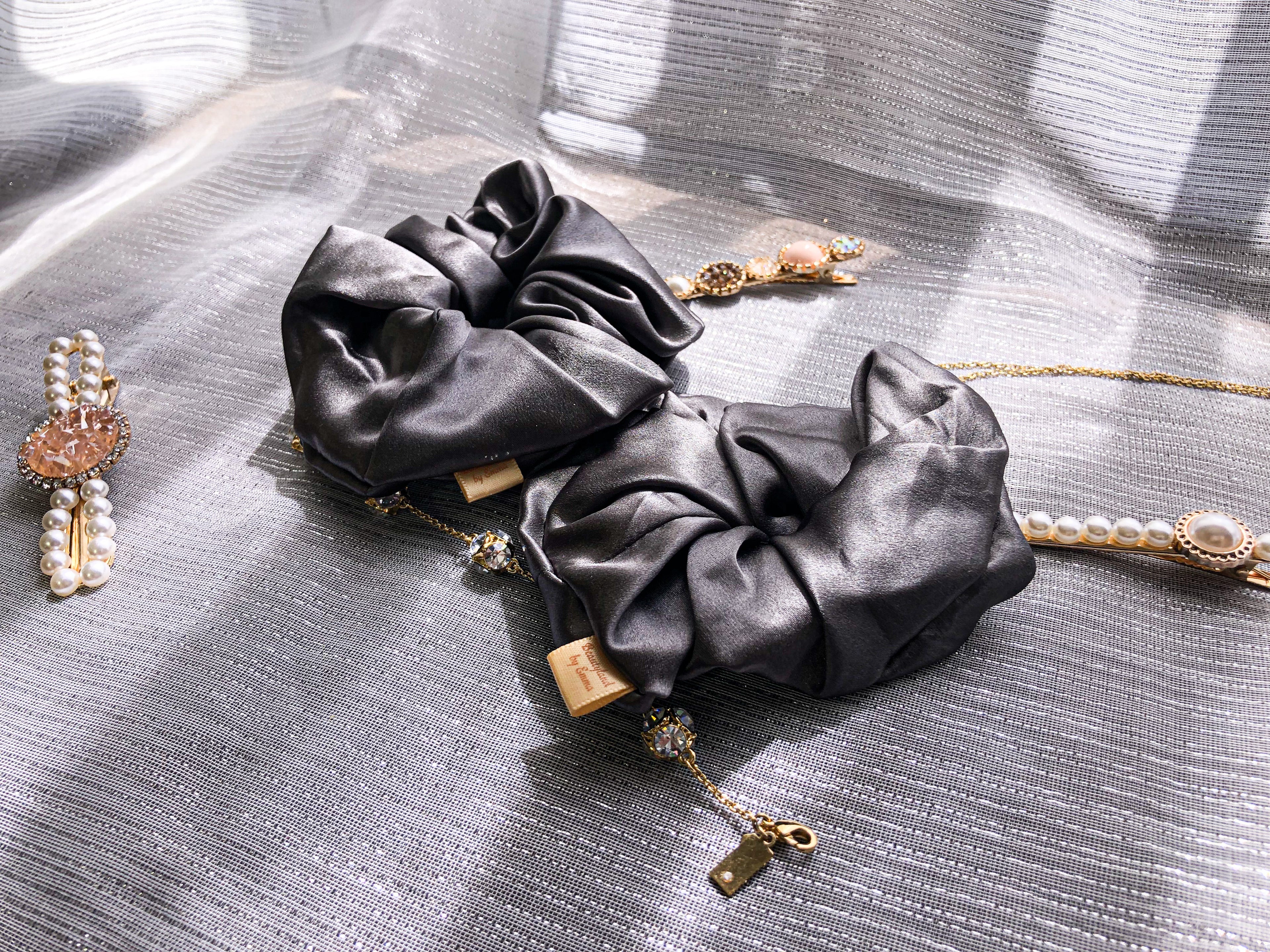 22MM 100% Mulberry Silk Scrunchies image 3