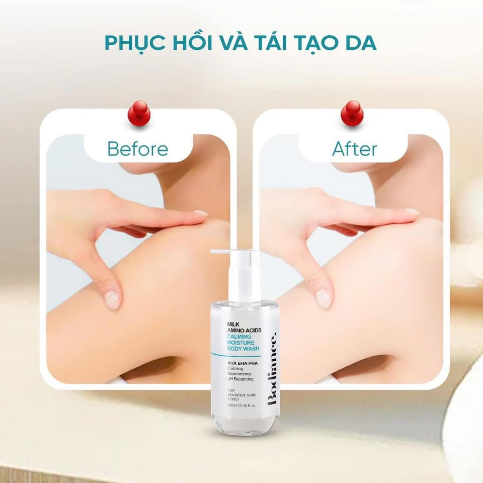 Bodiance Milk Amino Acids Calming Moisture Body Wash (300ml) image 7