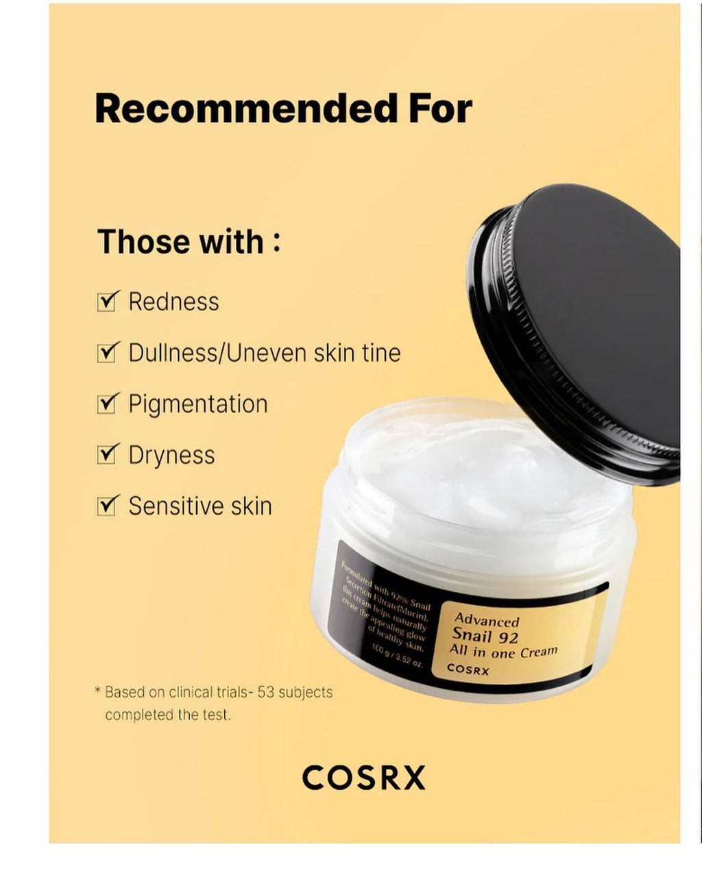 COSRX - Advanced Snail 92 All in One Cream (100g) image 1