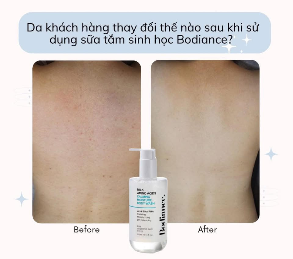 Bodiance Milk Amino Acids Calming Moisture Body Wash (300ml) image 3