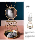 Rabbit Golden Jewelry Mirror  image 0