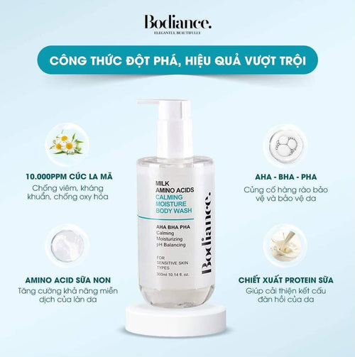 Bodiance Milk Amino Acids Calming Moisture Body Wash (300ml) image 1
