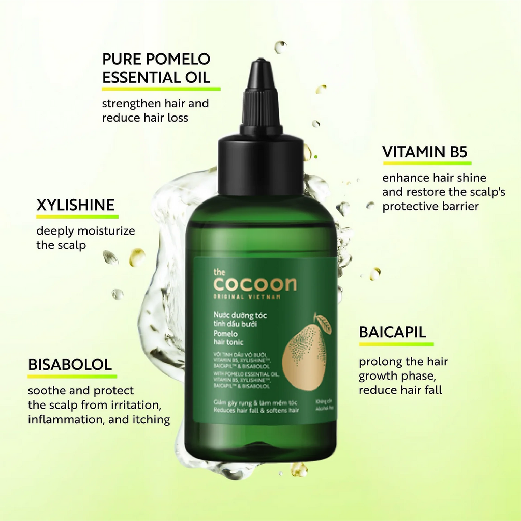 the cocoon - Pomelo Hair Tonic - 100% Vegan Cosmetics (140 ml) image 3