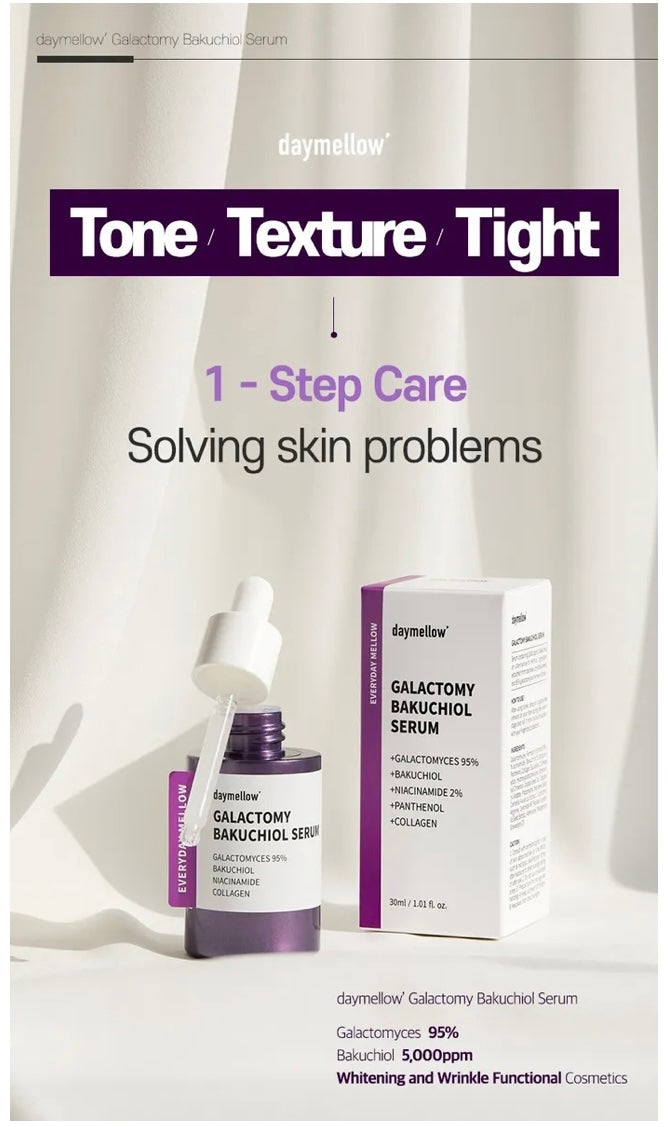 daymellow - Galactomy Bakichiol Serum (30ml) image 3