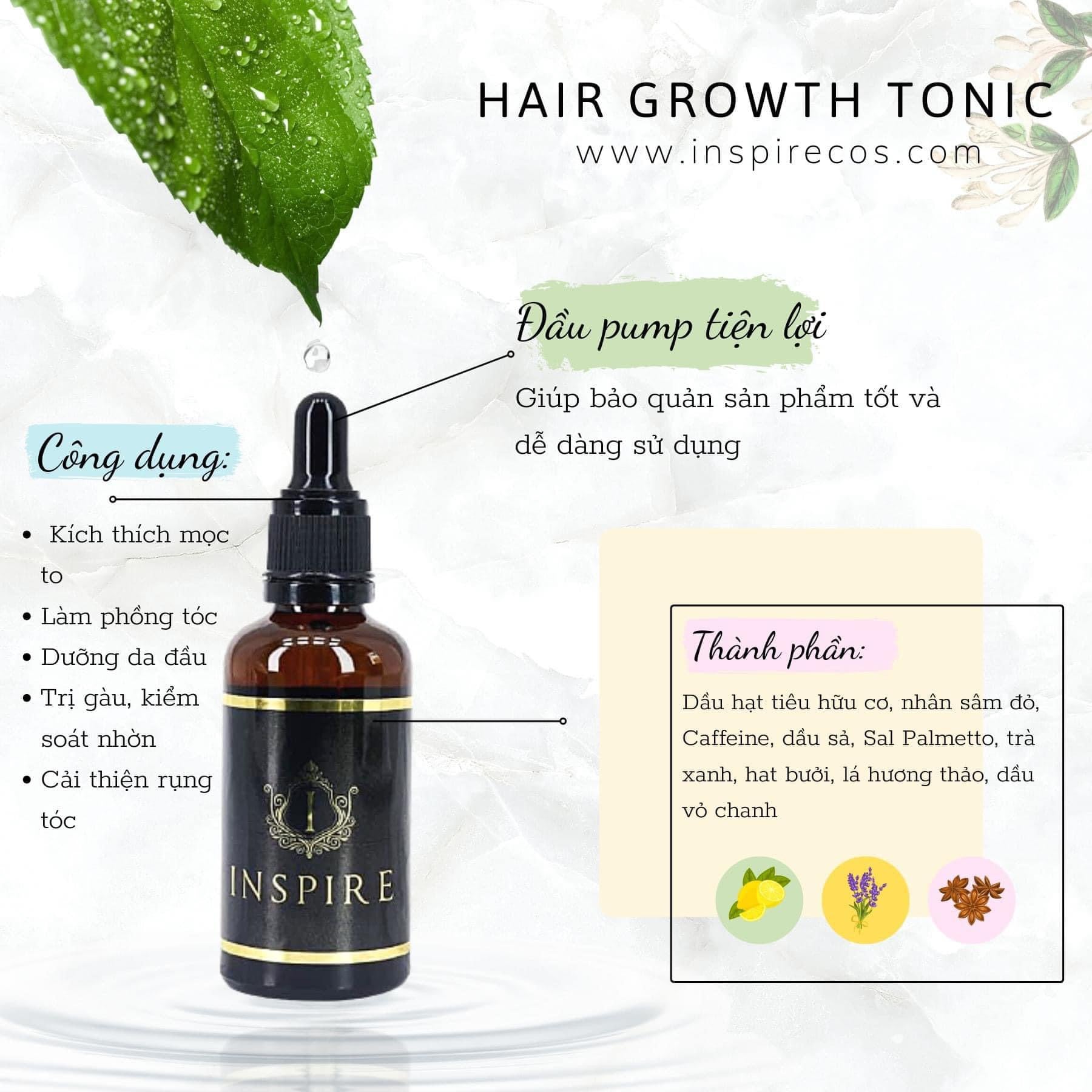INSPIRE HAIR GROWTH TONIC - 50ml image 2