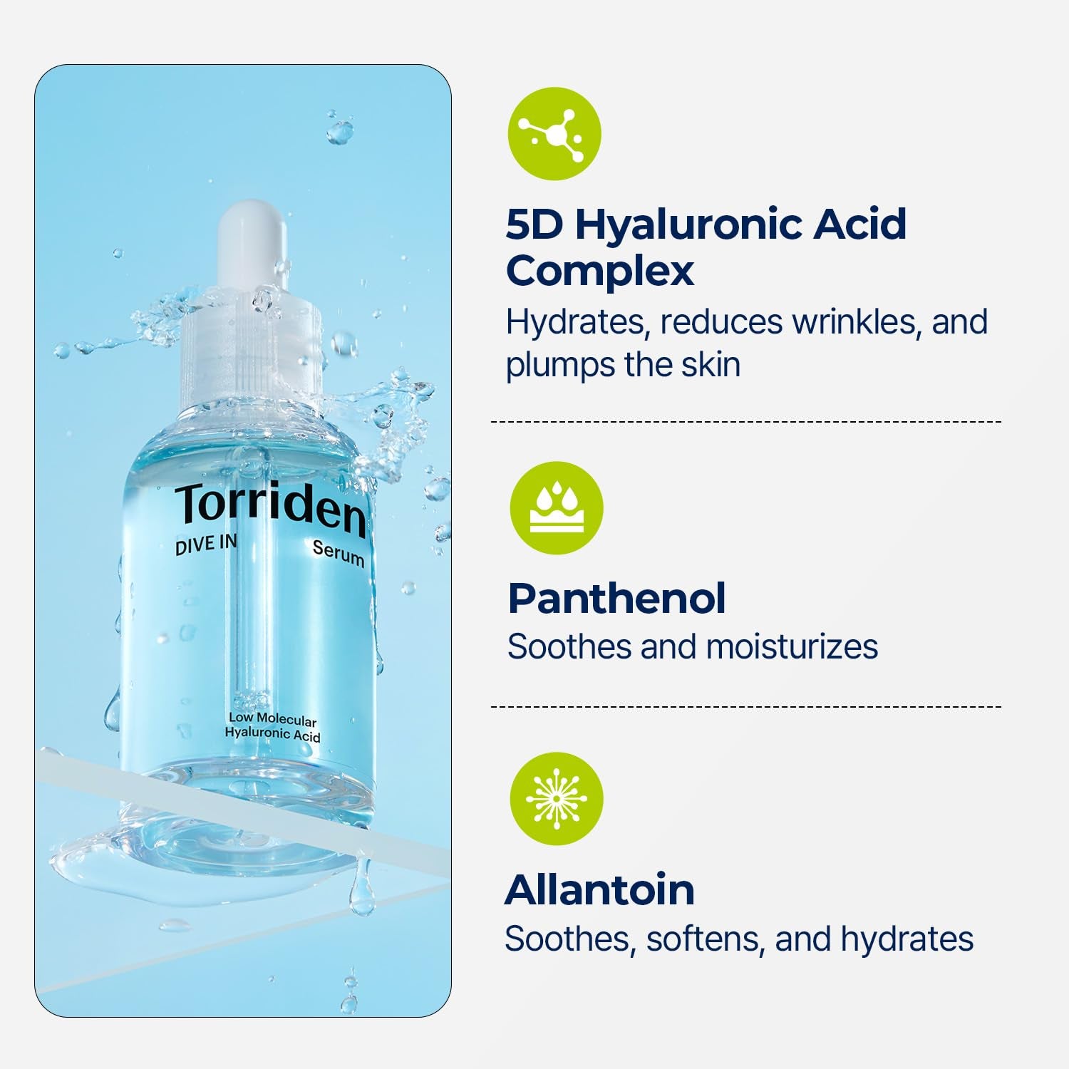 Torriden - Dive In Serum Low Molecular Hyaluronic Acid (50 ml) image 4
