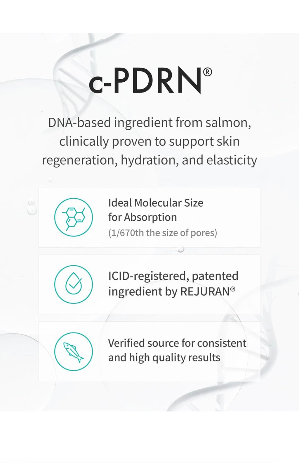 REJURAN - Skin Protection Mask Premium Care w c-PDRN (27ml x 5 Sheets image 3