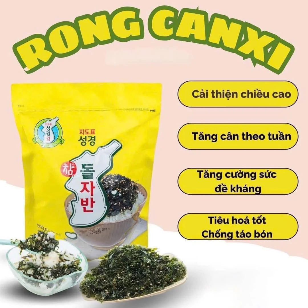 SUNG GYUNG - RONG  BIỂN CANXI VÀNG- SEAWEED SESAME (500g) image 0