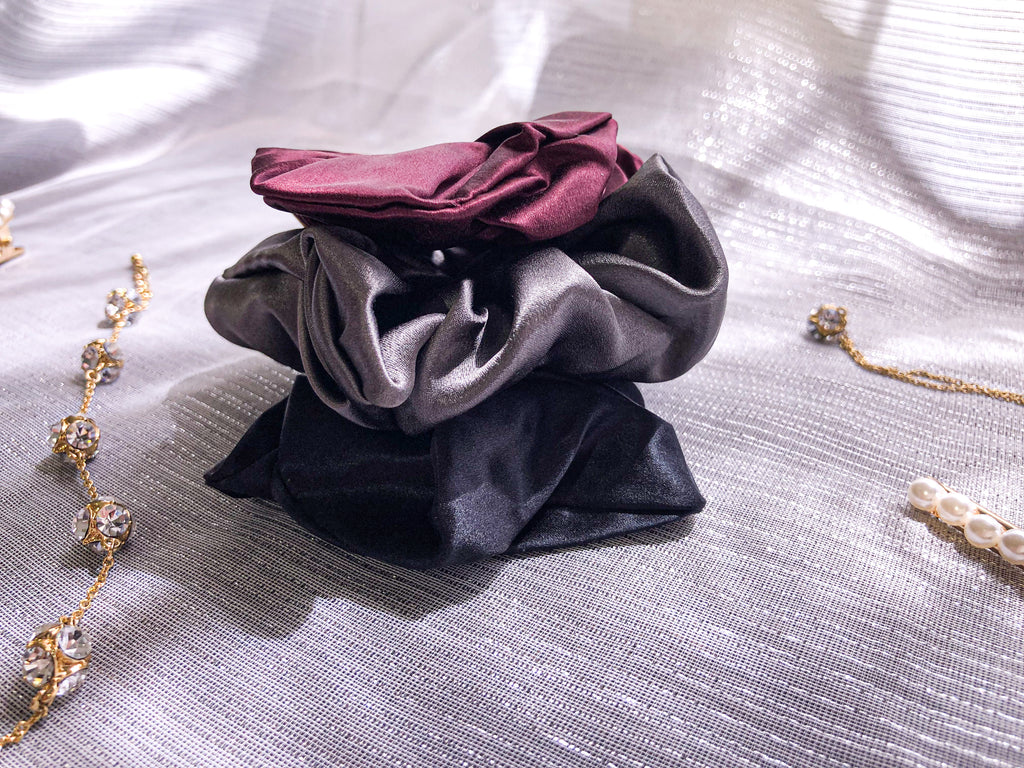 3 PCS - 100% Mulberry Silk Scrunchies image 7