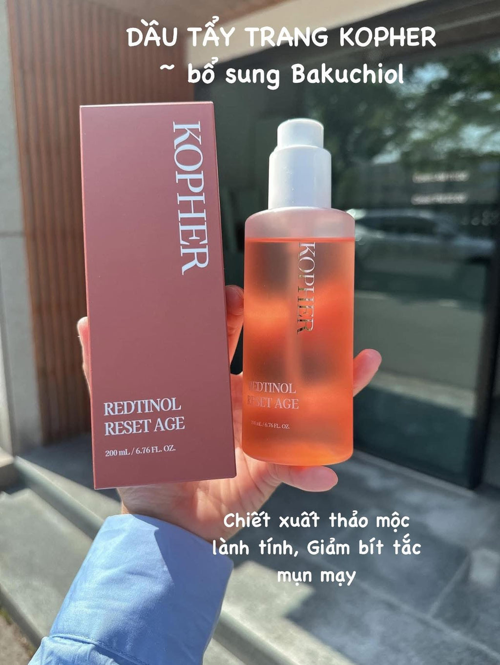 Kopher - Redtinol Reset Age Cleansing Oil (200ml) image 3