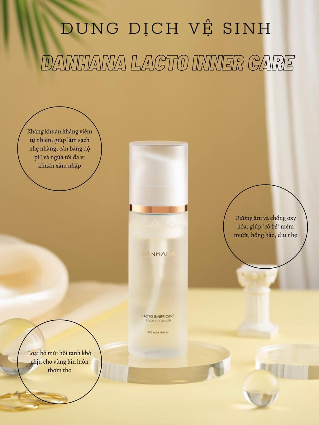 DANHANA - Lacto Inner Care Foam Cleanser ( 200ml ) image 2
