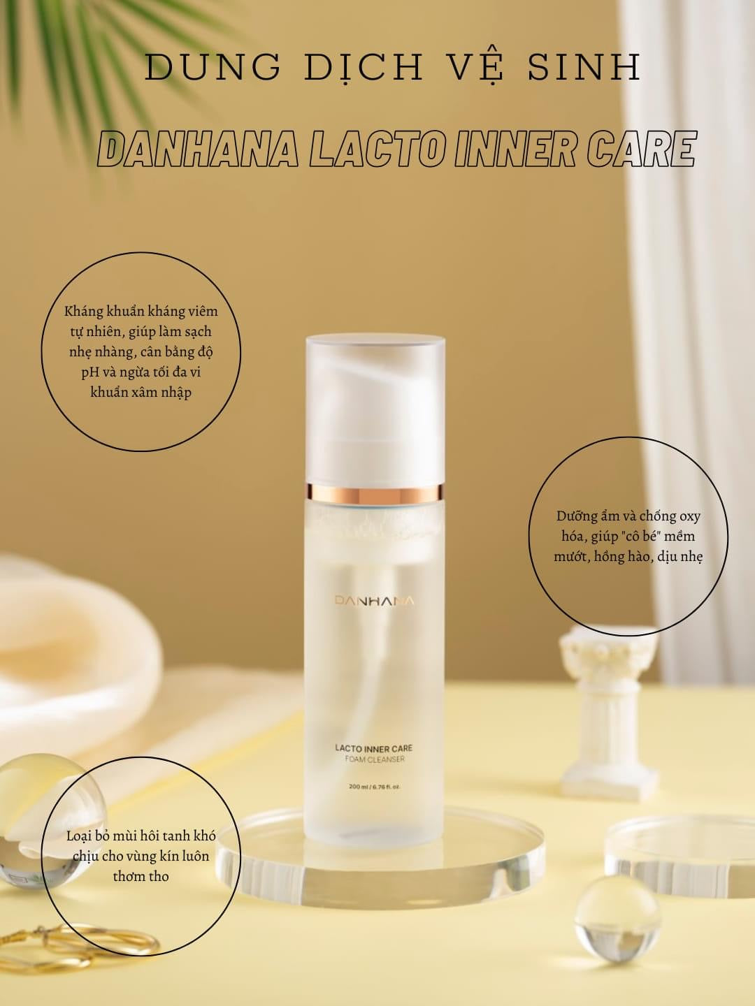 DANHANA - Lacto Inner Care Foam Cleanser ( 200ml ) image 2