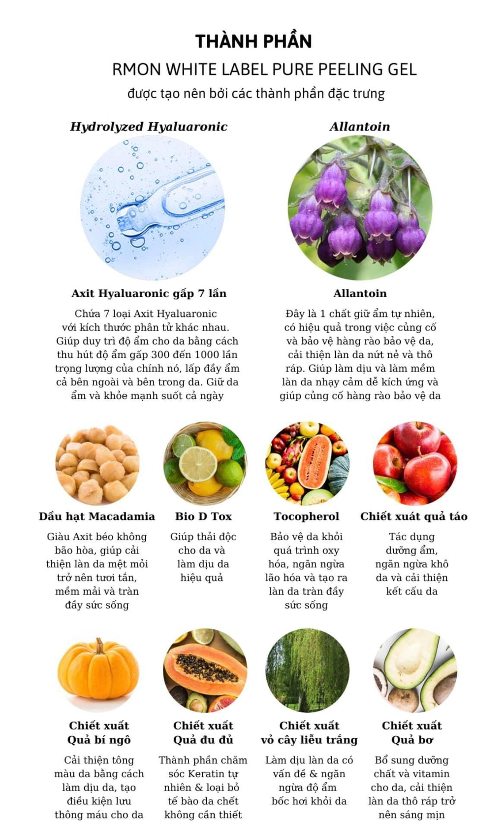 RMON - WHITE LABEL PURE PEELING GEL (100ml) image 2
