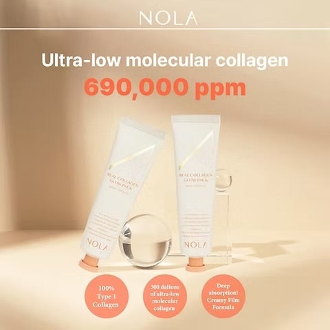 Nola - Real Collagen Glow Pack 60ml Pore Tightening,Peel off Mask Pack
