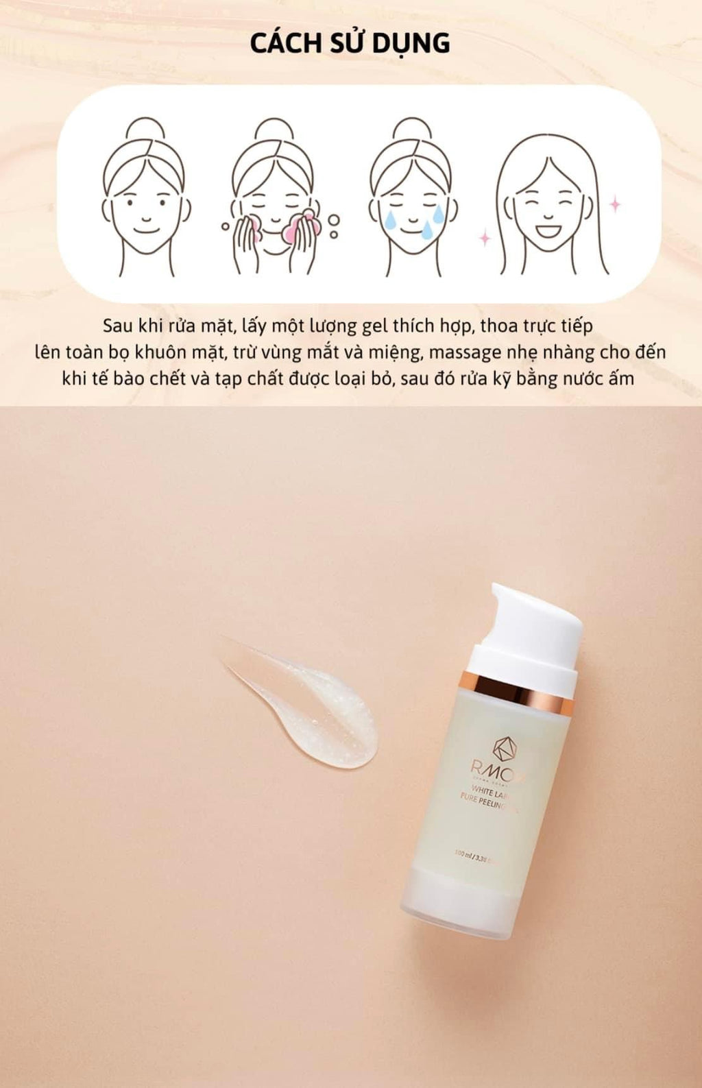 RMON - WHITE LABEL PURE PEELING GEL (100ml) image 4