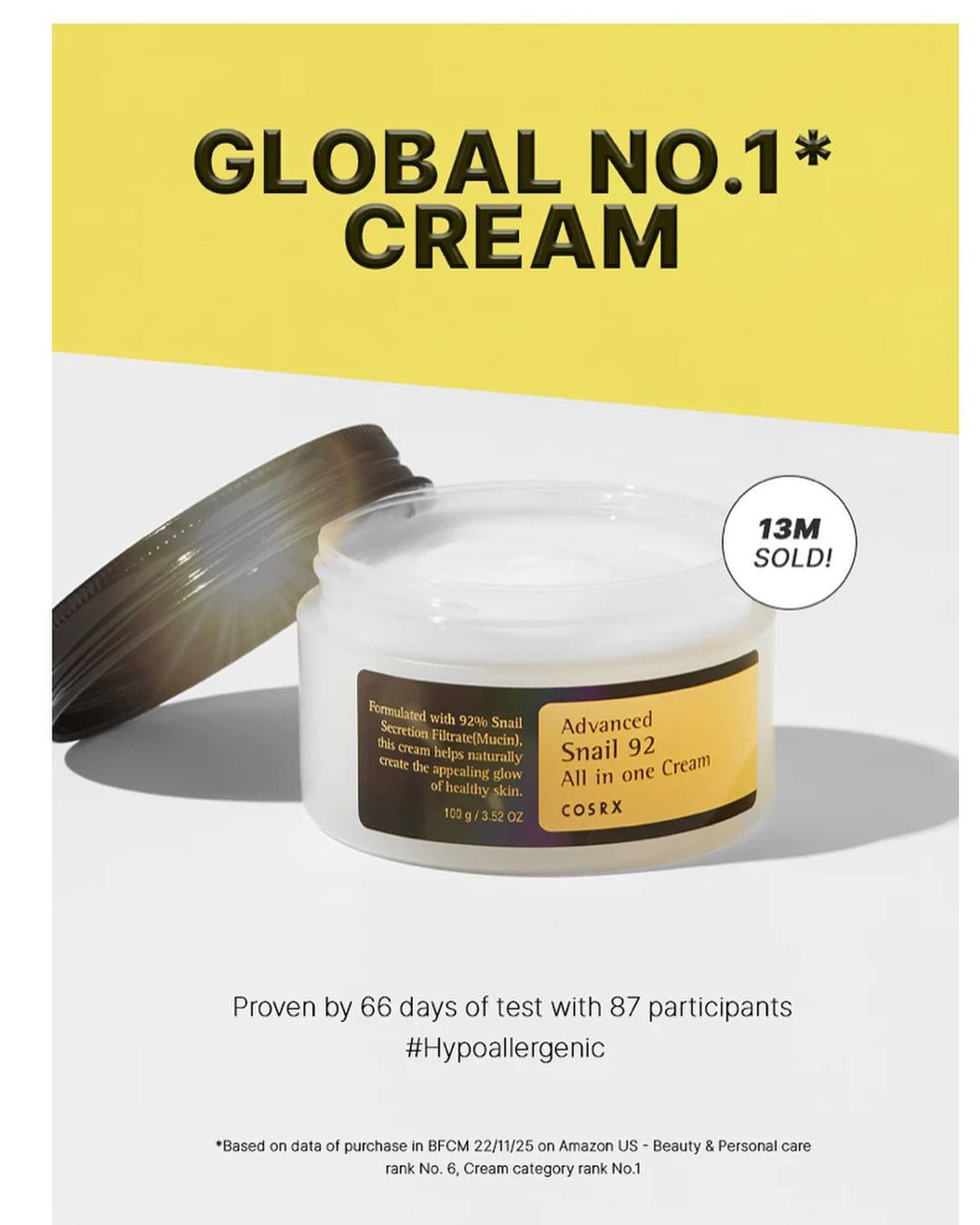 COSRX - Advanced Snail 92 All in One Cream (100g) image 3