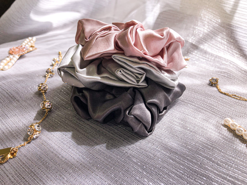 3 PCS - 100% Mulberry Silk Scrunchies image 9
