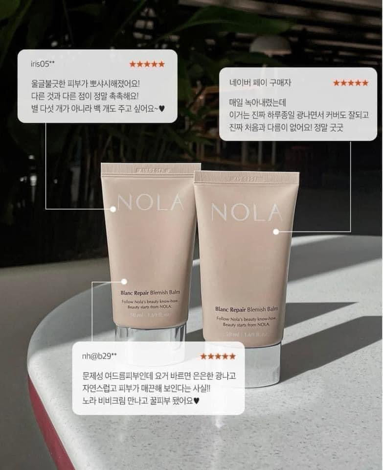 NOLA - Blanc Repair Blemish Balm BB Cream (50ml) image 3