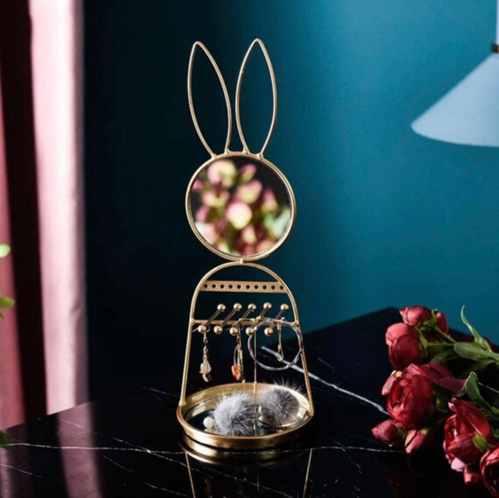 Rabbit Golden Jewelry Mirror  image 3
