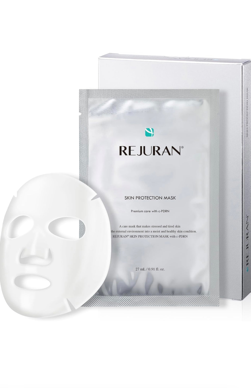 REJURAN - Skin Protection Mask Premium Care w c-PDRN (27ml x 5 Sheets image 0