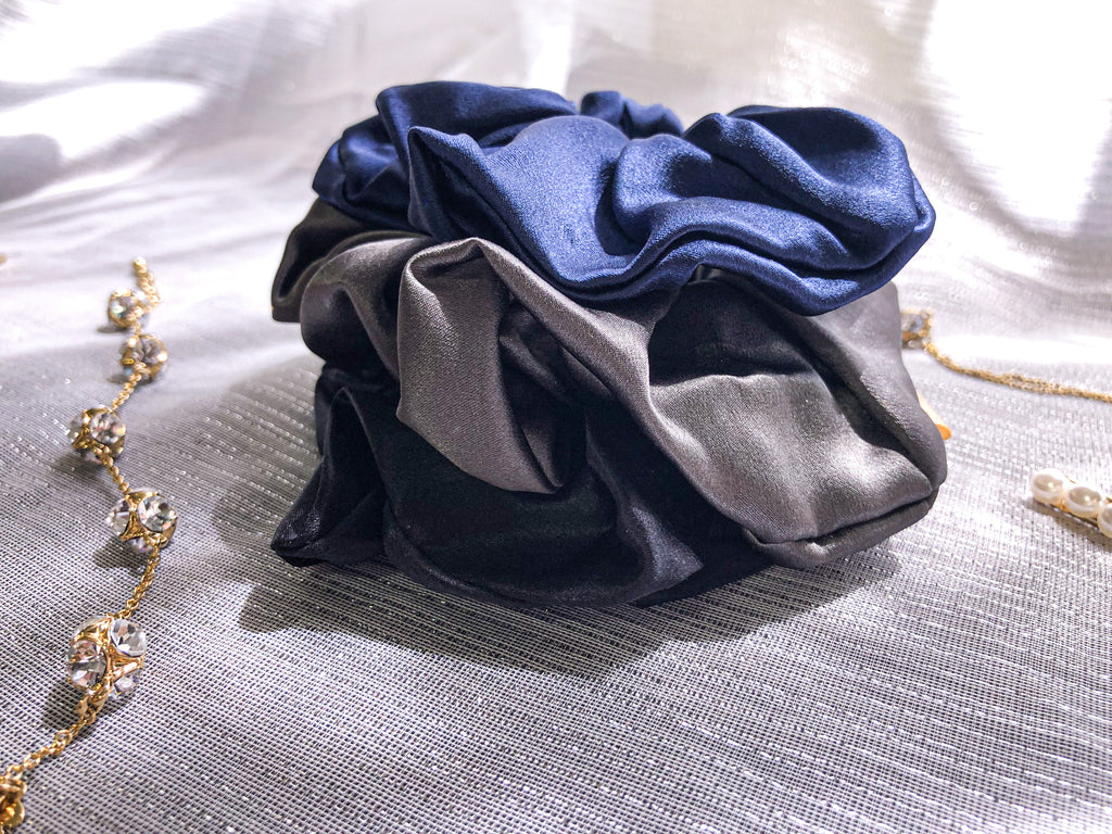 3 PCS - 100% Mulberry Silk Scrunchies image 5