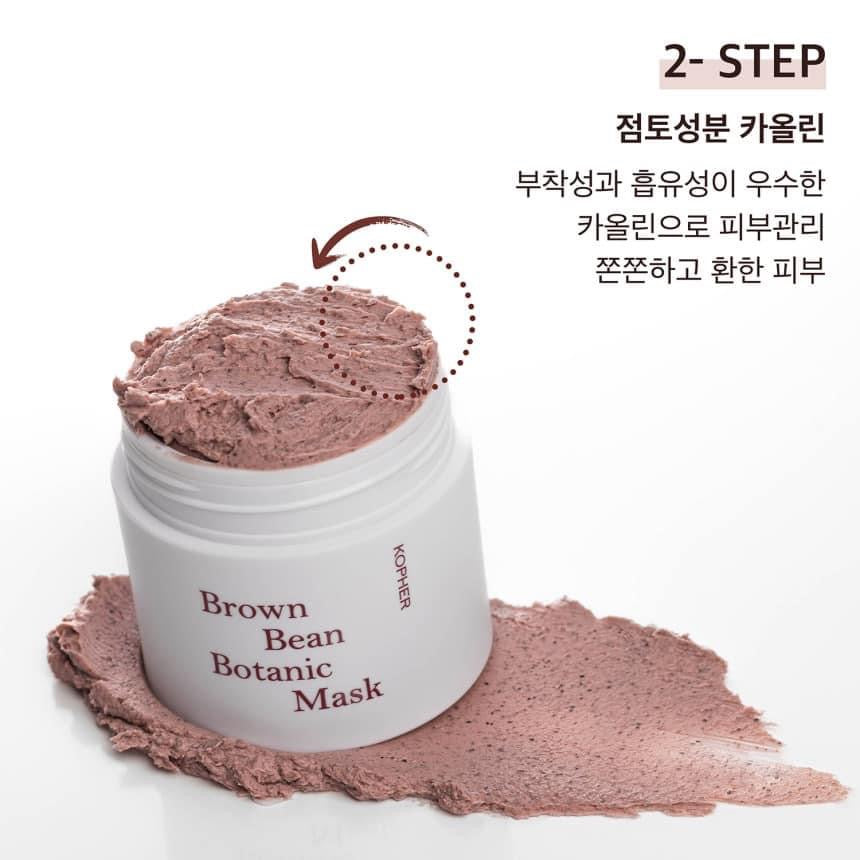 Kopher - Brown Bean Botanic Mask (110g) image 4