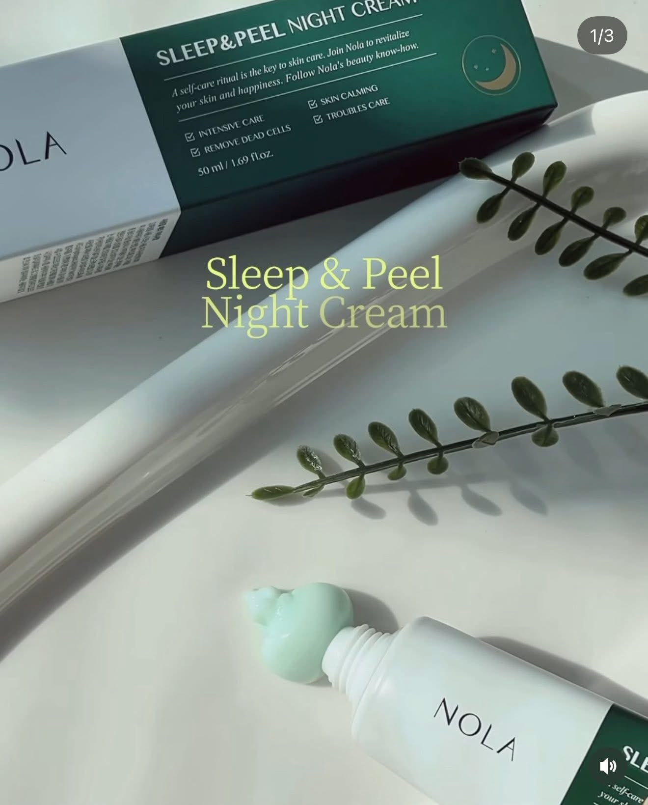 NOLA - SLEEP & PEEL NIGHT CREAM (50ml) image 2
