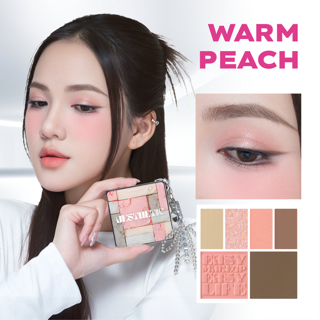 LEMONADE AESTHETIC MULTI-TASK PALETTE - 02. WARM PEACH image 0